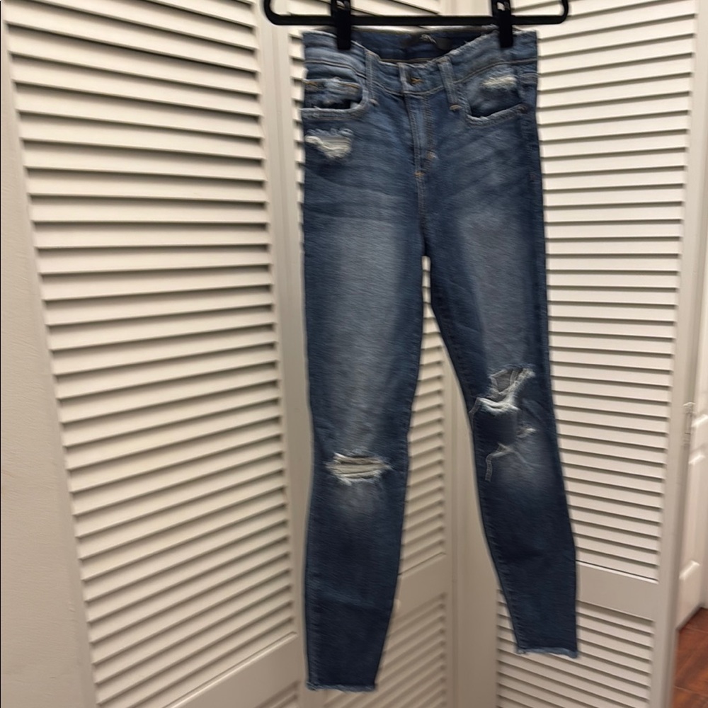 Joe's Jeans Blue Skinny Distressed Denim